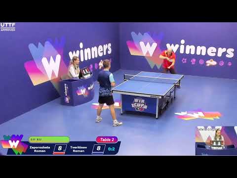 WINners CUP table 2  30.09 Zaporozhets Roman - Tveritinov Roman 16:30