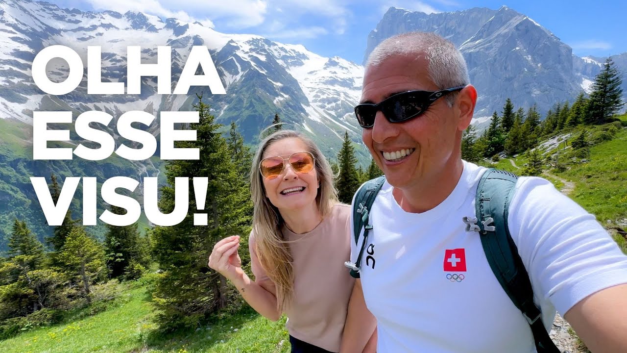 TRILHA na montanha Fürenalp nos ALPES SUÍÇOS de ENGELBERG! 4K🇨🇭