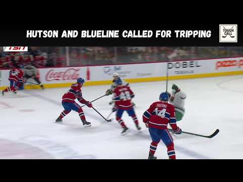 Hutson tripping on Foligno is the worst penalty of all time - Tough Call Review 