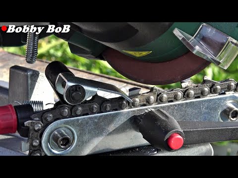 How do I use the Parkside chain sharpener?