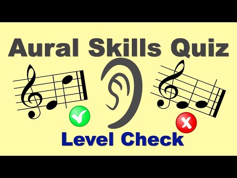 [Aural Skills Quiz] Identify 5 levels of melodies in 4 min.