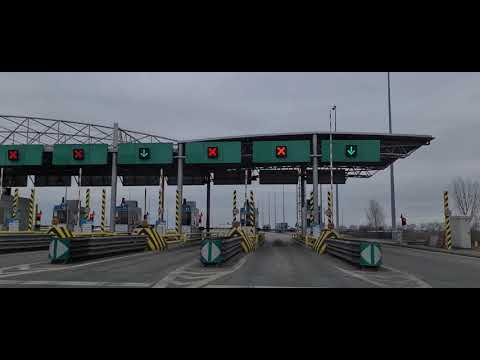 🇵🇱 Poznań 2021, Polska  Autostrada A2, przejazd A2 na odcinku Poznania. 07.03.2021