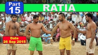 (13) Ratia (Haryana) Kabaddi Touranament 26 Sep 2015