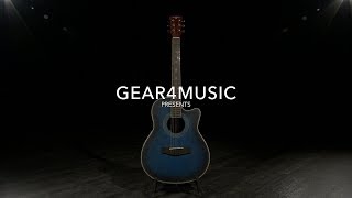 Video thumbnail for Roundback Electro Acoustic Guitar by Gear4music, Blue Burst | Gear4music demo by Gear4music Guitars