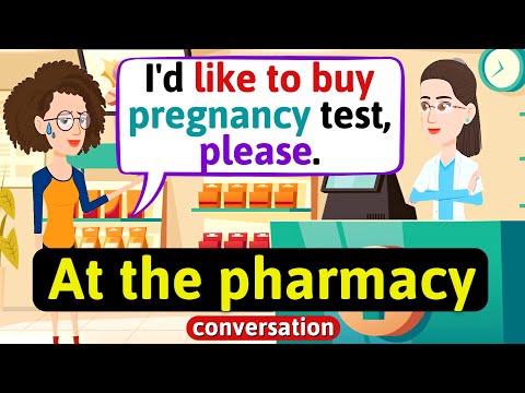 At the pharmacy  - Everyday English Conversation (at the drugstore) English Conversation Practice