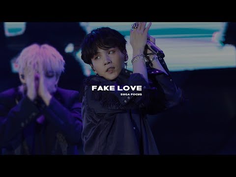 180622 롯데 패밀리 콘서트 - FAKE LOVE 슈가 직캠 SUGA FOCUS (4K)