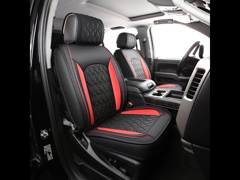 JOJOBAY Seat Covers for Chevy Silverando/GMC Sierra Instalation Video,Steps,WMX06