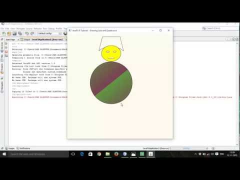 JavaFX 8 Tutorial 3 - Ellipse and Linear Gradient Property