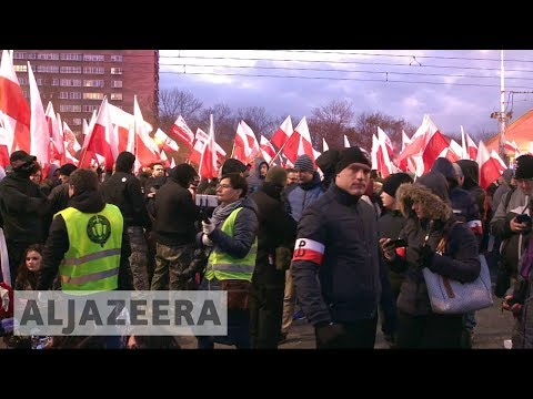 Warsaw far-right march on Polish independence day
