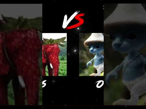 Smurf cat vs elefante morango