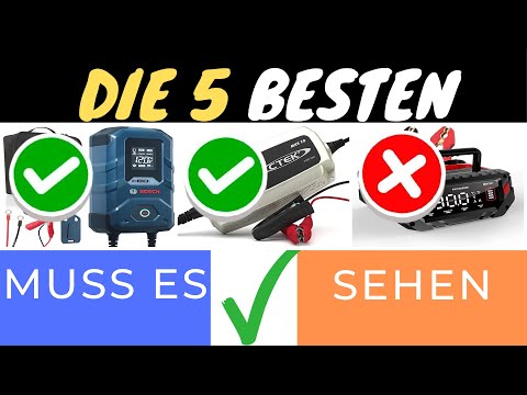 DIE TOP 3 AUTOBATTERIE-LADEGERÄTE 2025 🚗🔋 - VERGLEICH & KAUFTIPPS!