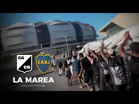 "Central Norte vs Boca Juniors | LA MAREA NEGRA " Barra: Agrupaciones Unidas • Club: Central Norte de Salta • País: Argentina