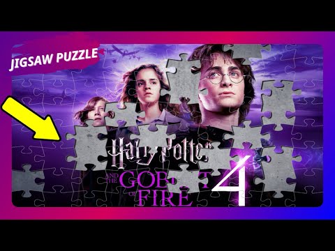 MOVIE - HARRY POTTER AND THE GOBLET OF FIRE - Jigsaw Puzzle 40/80 Pieces