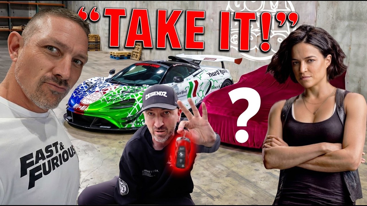 SURPRISING FAST & FURIOUS STAR MICHELLE RODRIGUEZ WITH FIRST SUPERCAR!