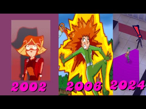 Evolution of Totally Spies Game Overs (2002 - 2024)