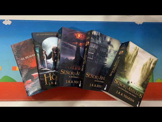 Vídeo relacionado con El Señor de los Anillos Libro Hobbit Lotr Regalos Libros Diario de Cuero Señor de los Anillos Decoración Jrr Tolkien Libros Señor de los Anillos Mercancía Juego de Libros Tapa Dura Sujetalibros