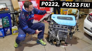 FIX Code P0222, P0223 Engine Light RAM Promaster City, Fiat 500X, Fiat TORO