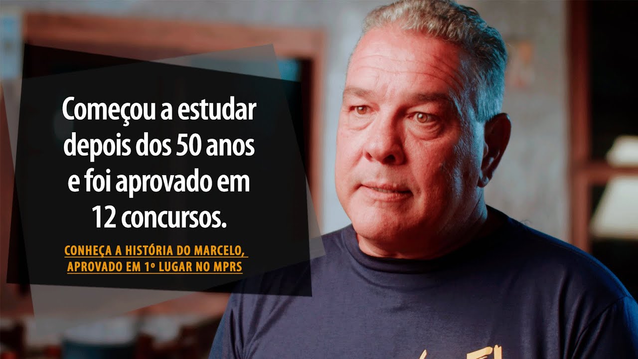 Após os 50 anos e há 30 sem estudar, ele se tornou Oficial do MP-RS e mudou de vida