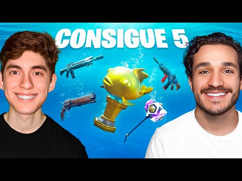 EL PRIMERO en ENCONTRAR 5 ARMAS RARAS = $1,000 (Romax, Philip, Rotrex)