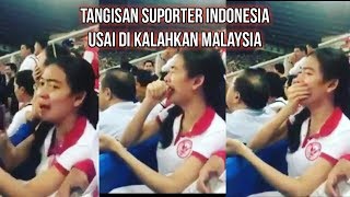 Download lagu Sedih Banget !! Wanita ini menangis setelah Indonesia dikalahkan Malaysia di semi final mp3