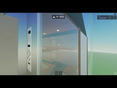 Scenic ThyssenKrupp Synergy MRL Traction Elevator at Grand Tower Hotel - ROBLOX City