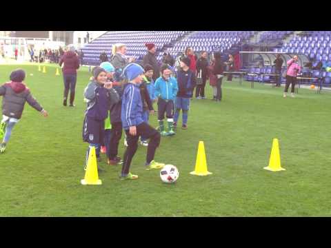 U9FK Poprad trening  v NTC s Manchester United U17
