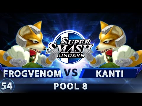 SSS 54 - FrogVenom (Fox) vs. Kanti (Fox) - SSBM Pool 8 - Smash Melee