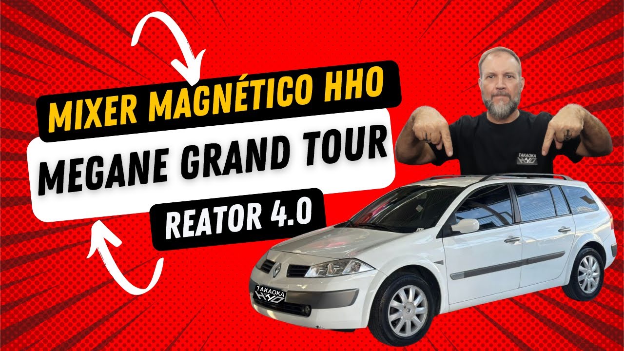 Instalação do Reator com Mixer Magnético na Megane Grand Tour