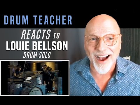 Drum Teacher Reacts to Louie Bellson - Drum Solo