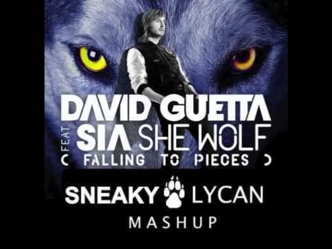 David Guetta F.t Sia - She Wolf (Falling To Pieces) Vs Micheal Calfan Remix (Sneaky Lycan Mashup)