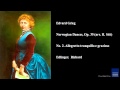 Edvard Grieg, Norwegian Dances, Op. 35 (arr. H. Sitt), No. 2. Allegretto tranquillo e grazioso