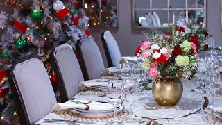 How To Set An Elegant Holiday Table. My Holiday 2023 Tablescape