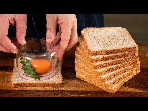 After seeing this, everyone will want to make hot sandwiches in 5 minutes! Secret recipe!