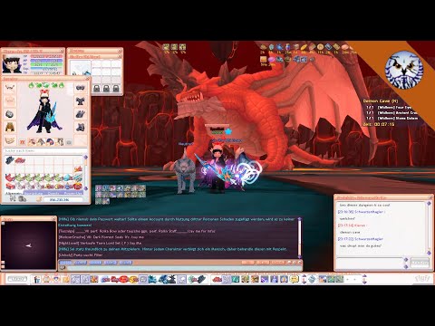 Forsaken Flyff Crackshooter Farming Demon Cave Dungeon Solo - Fly For Fun Gameplay (DE Privatserver)