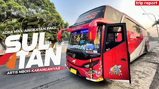 Download lagu [ JADI ANGKATAN PAGI TERCEPAT !! ] CUKUP 5 JAM BEKASI - SOLO !! - Trip Agra Mas BM 62 Sultan mp3