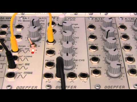 Doepfer A143-9 Quadrature LFO Audio Demonstration Part One