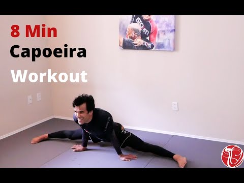 8 Min Capoeira Leg Workout with Cobrinha and Kennedy | Cobrinha BJJ