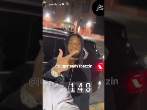 #bizzybanks outside with  rpt goon response to #tgflocka #bronxdrill #drill #gz #yusgz #freekayflock