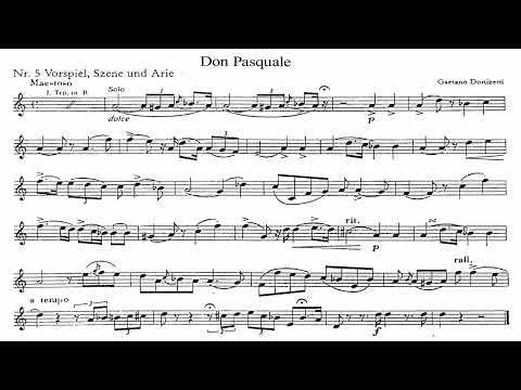 Don Pasquale trumpet solo - Riccardo Pasquini