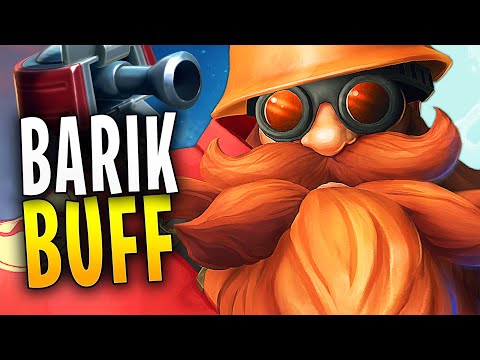 New Buff Barik is Invincible! - Paladins