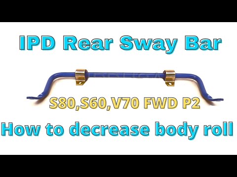 IPD Rear Sway Bar Install !! Volvo S60 FWD.