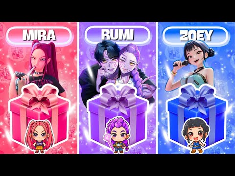 Gift Box Challenge 🎁 KPOP Demon Hunters – Which One Will You Pick? 👹🎶