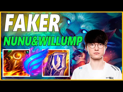 ⚡FAKER NUNU&WILLUMP JUNGLE GAMEPLAY⚡SEASON 12 LEAGUE OF LEGENDS