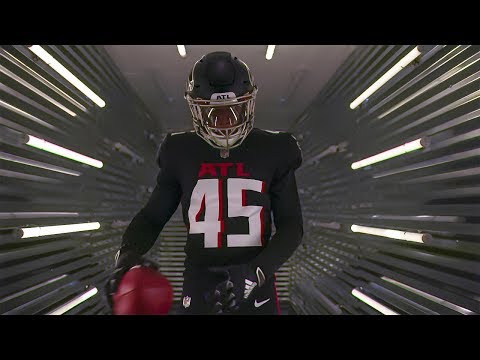 Atlanta Falcons Nike Vapor F.U.S.E. Elite Custom Jersey Black