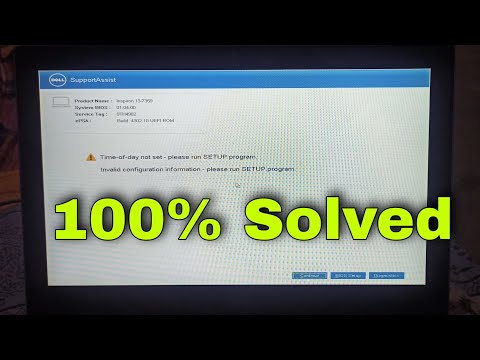 How to fix "Time-of-day not set - please run SETUP program" in Hindi.