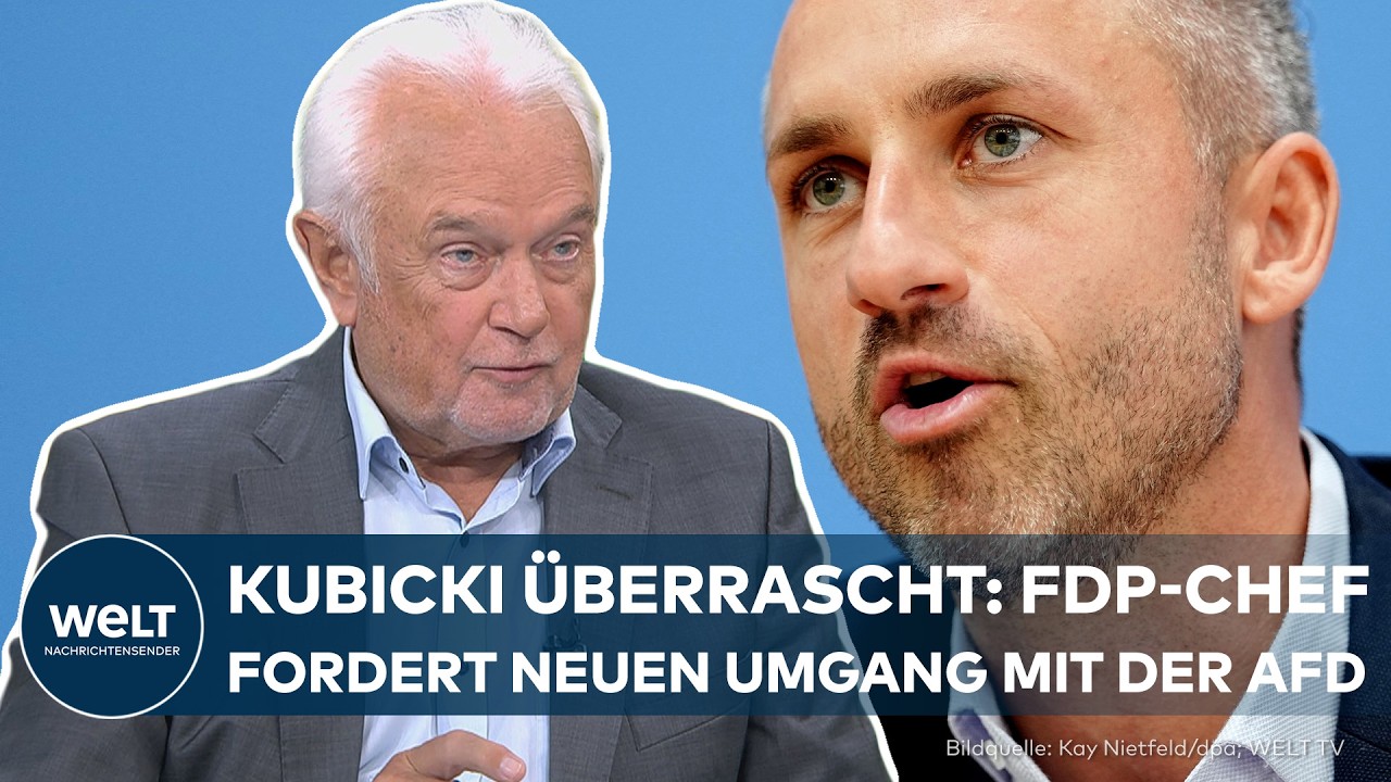 WOLFGANG KUBICKI NACH AFD-WAHLSIEG: FDP-Chef fordert Ende der Brandmauer-Debatte
