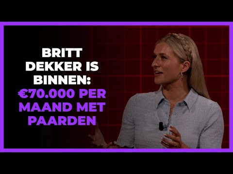 Zoveel geld verdient Britt Dekker met paardenzaad: ´Absurde bedragen´