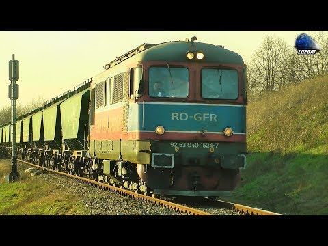 LDE2100 60-1524-7 & Mecanic Super Engineer&Marfar GFR Freight Train in Episcopia Bihor 18 March 2020