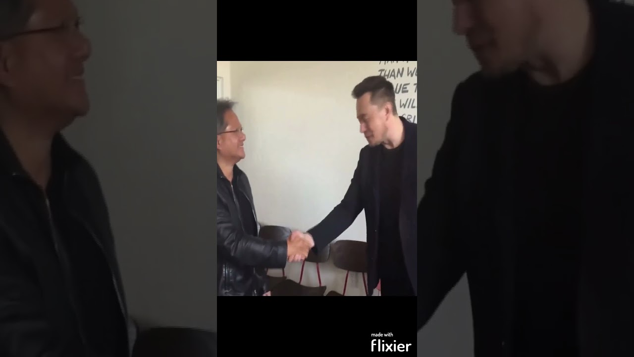 Jensen, CEO of Nvidia, delivering the first AI supercomputer to Elon Musk for OpenAI || ORB Network