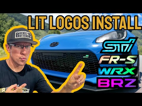 LIT LOGOS FOR TOYOTA GR86 | SUBARU | STI | WRX | BRZ | 2015-2021 | 2022 | 2023
